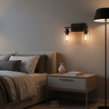 Lampada da parete Birgo 2 luci - adatta per il bagno