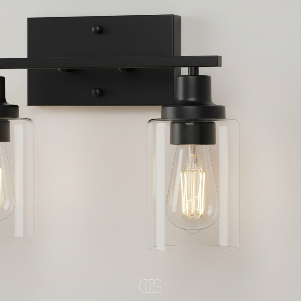 Lampada da parete Birgo 2 luci - adatta per il bagno