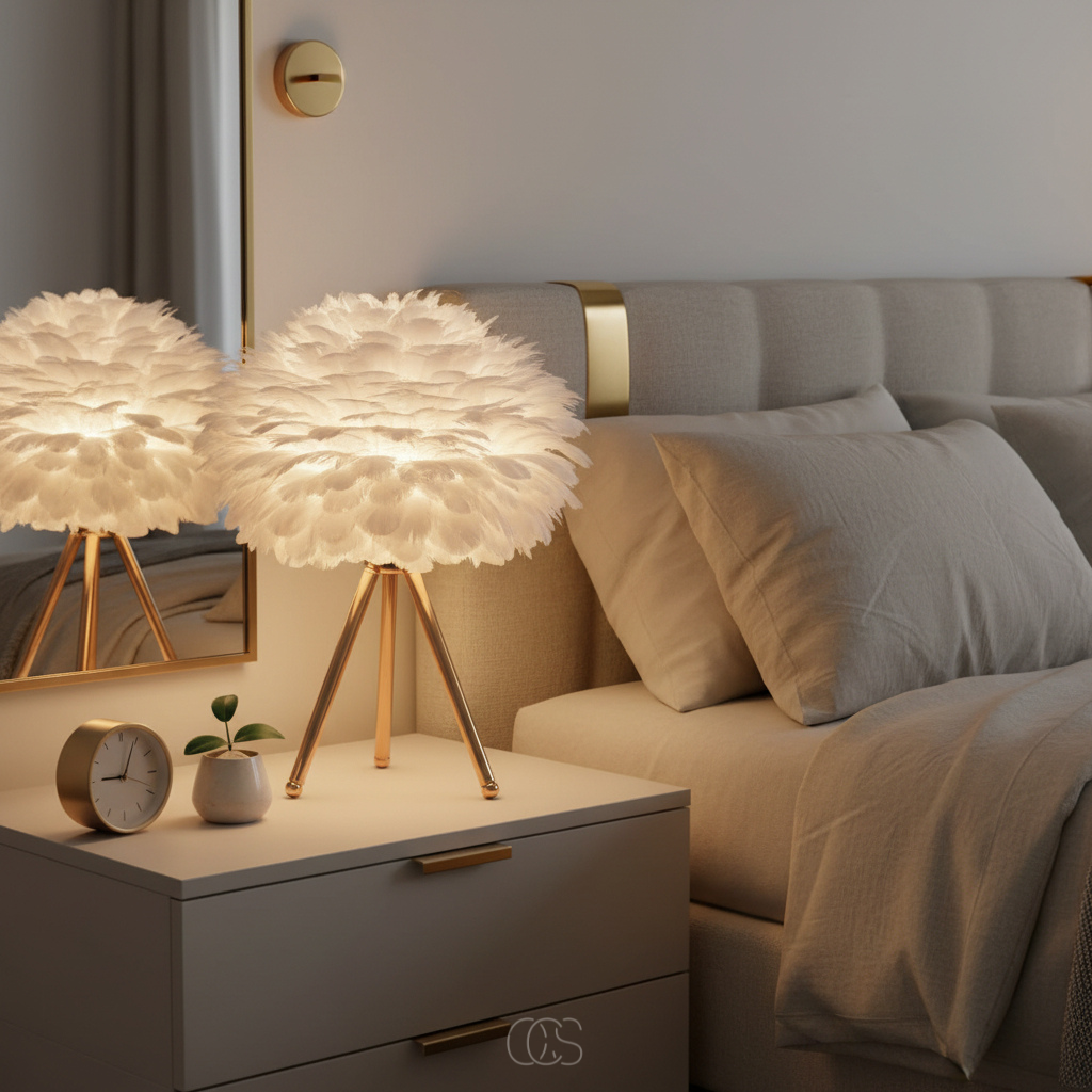 Lampada da tavolo Wolk in ottone - LED