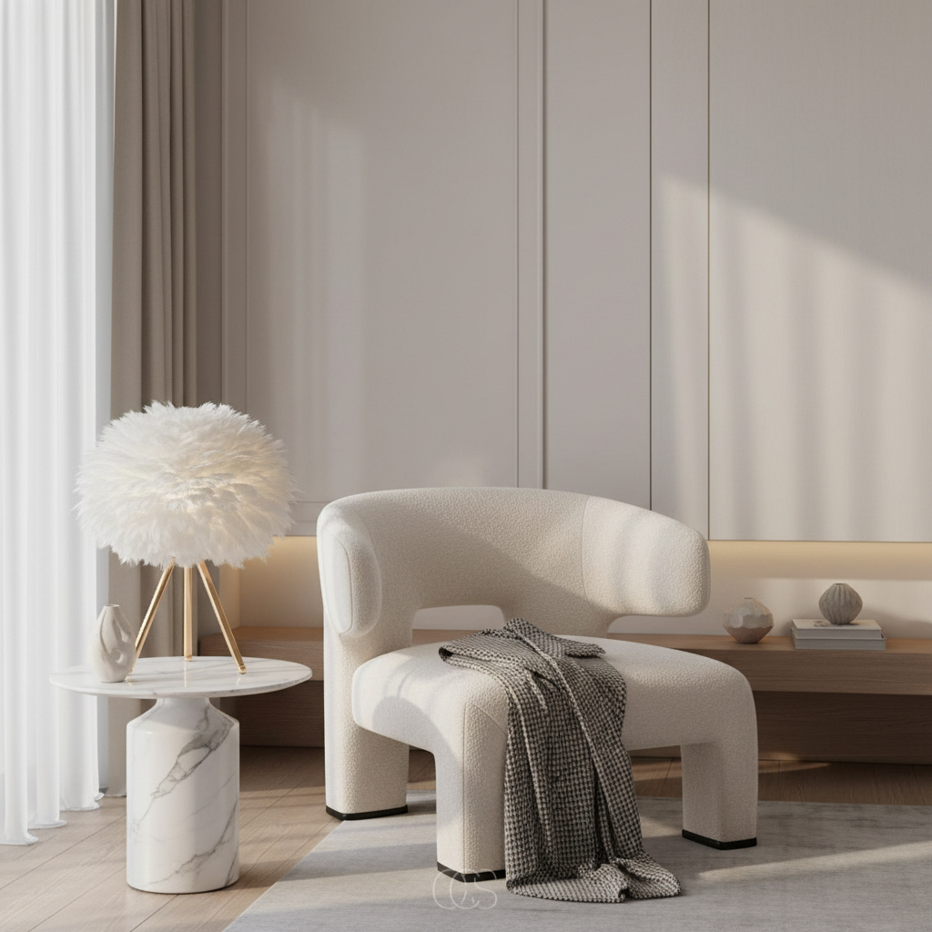 Lampada da tavolo Wolk in ottone - LED
