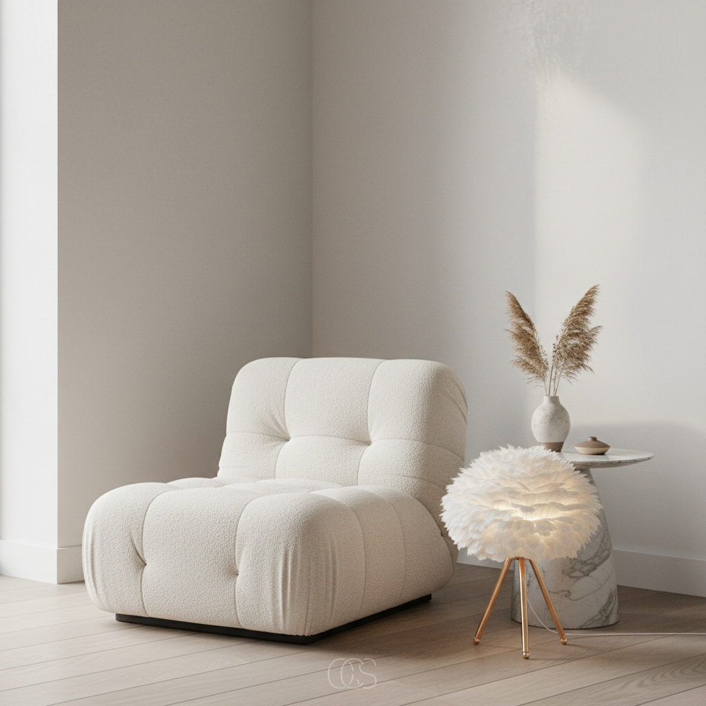 Lampada da tavolo Wolk in ottone - LED