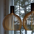 Lampada a sospensione Oreza in legno - Design scandinavo