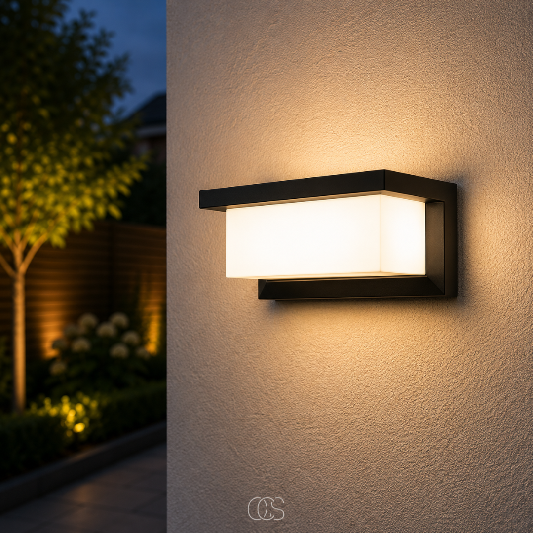 Lampada da parete esterna Pikka con sensore di movimento – Lampada a LED da esterno a risparmio energetico per giardini e ingressi