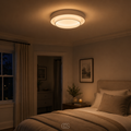 lampada da soffitto LED moderna Curela - Design a doppio anello