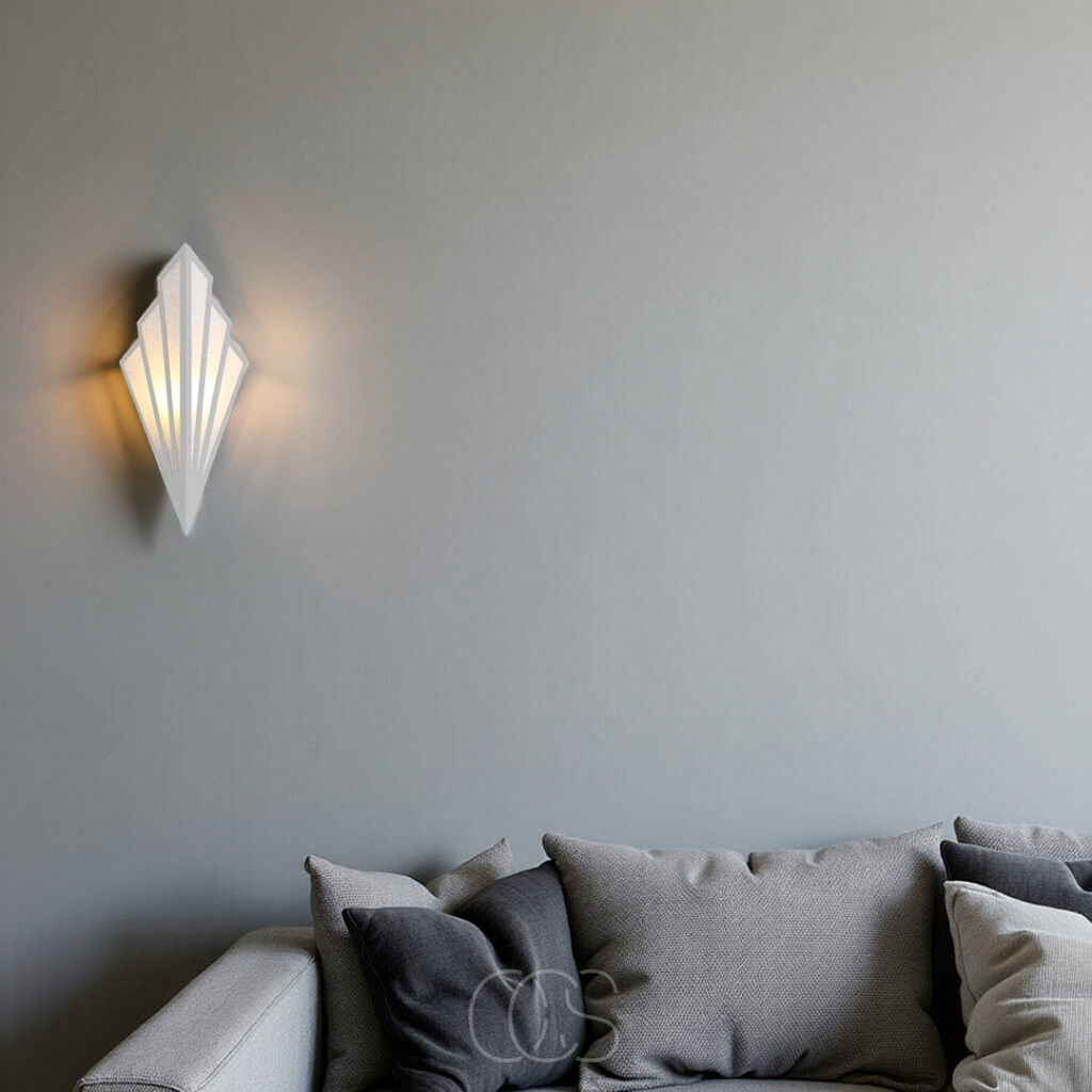 Applique con design geometrico a diamante