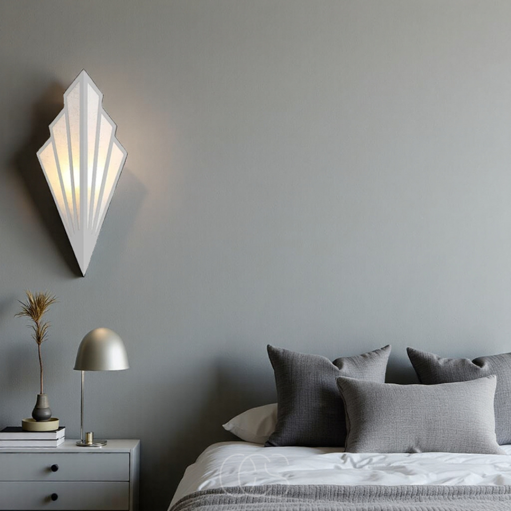 Applique con design geometrico a diamante