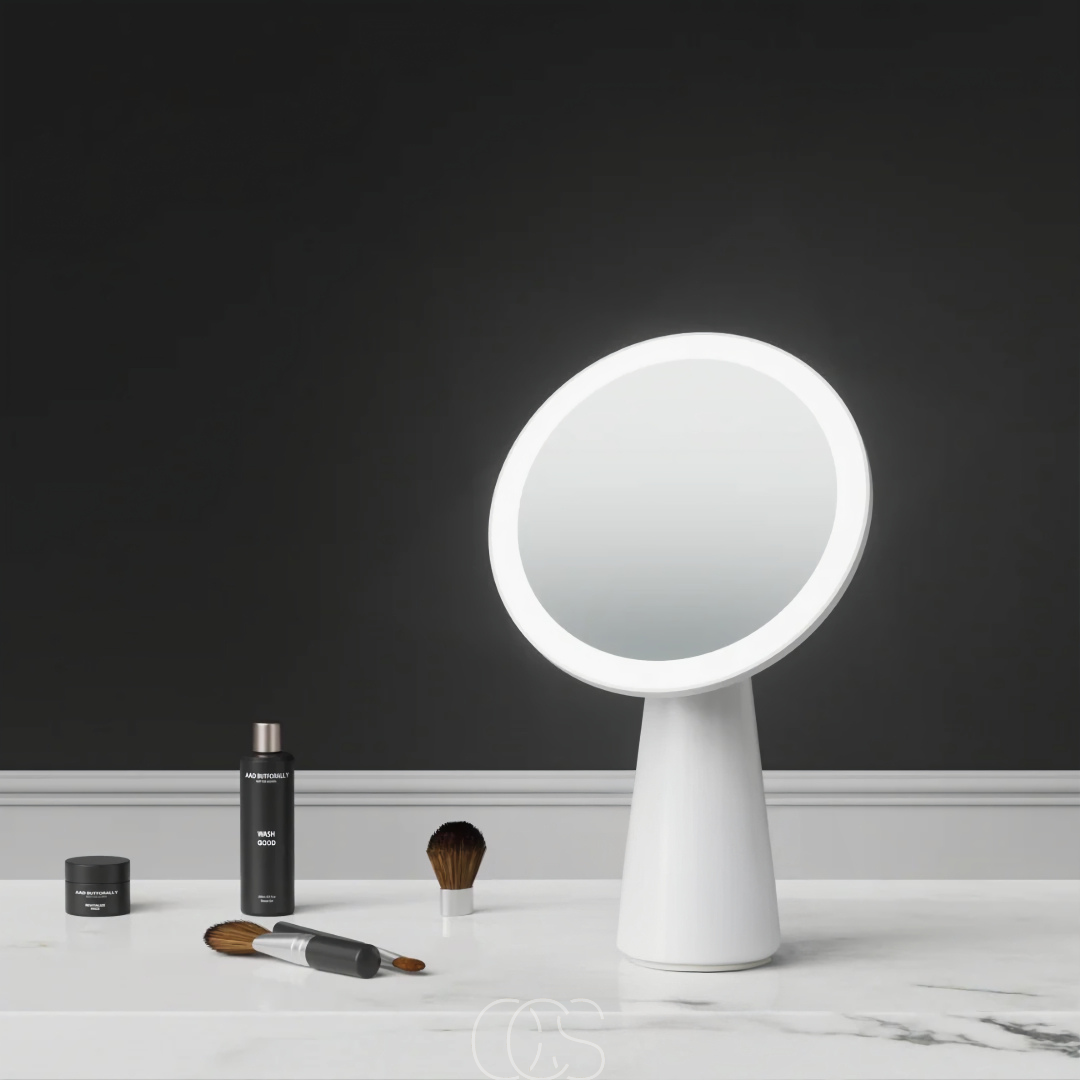Lampada da Tavolo con Specchio a LED - Lampada per Trucco