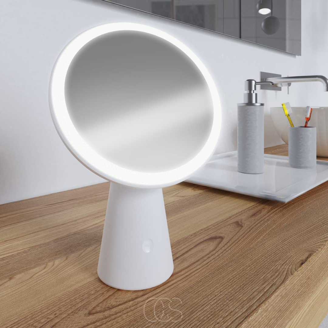 Lampada da Tavolo con Specchio a LED - Lampada per Trucco