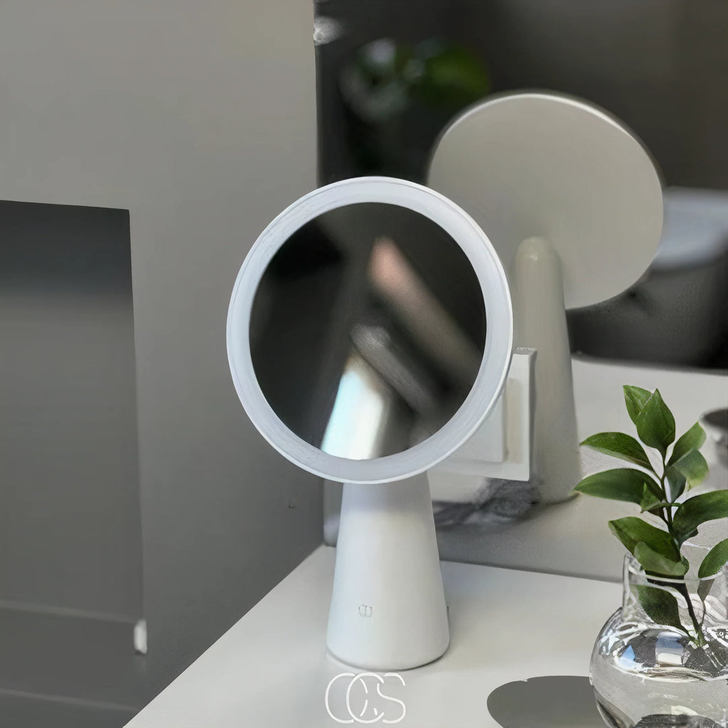 Lampada da Tavolo con Specchio a LED - Lampada per Trucco