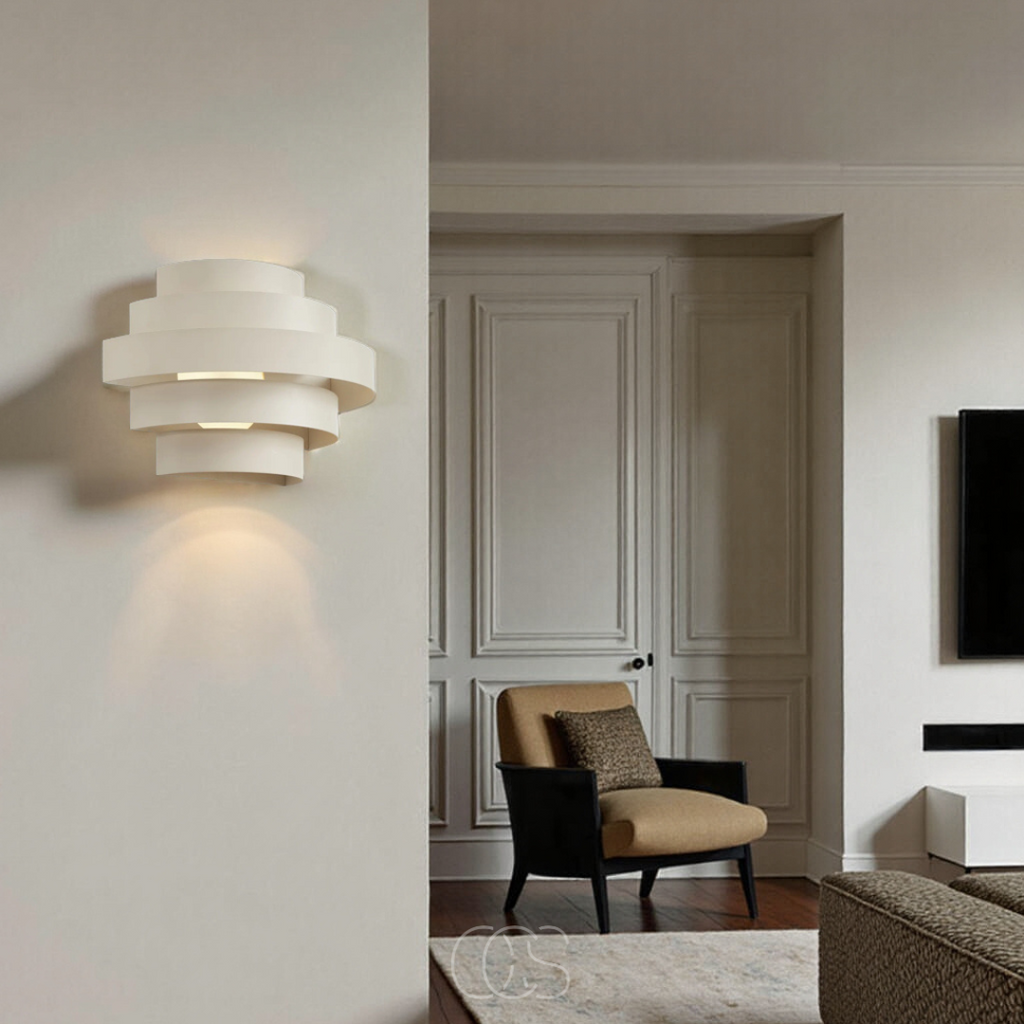 Lampada da Parete Moderna con LED Dimmerabile a 3 Livelli - Luce Bianco Caldo