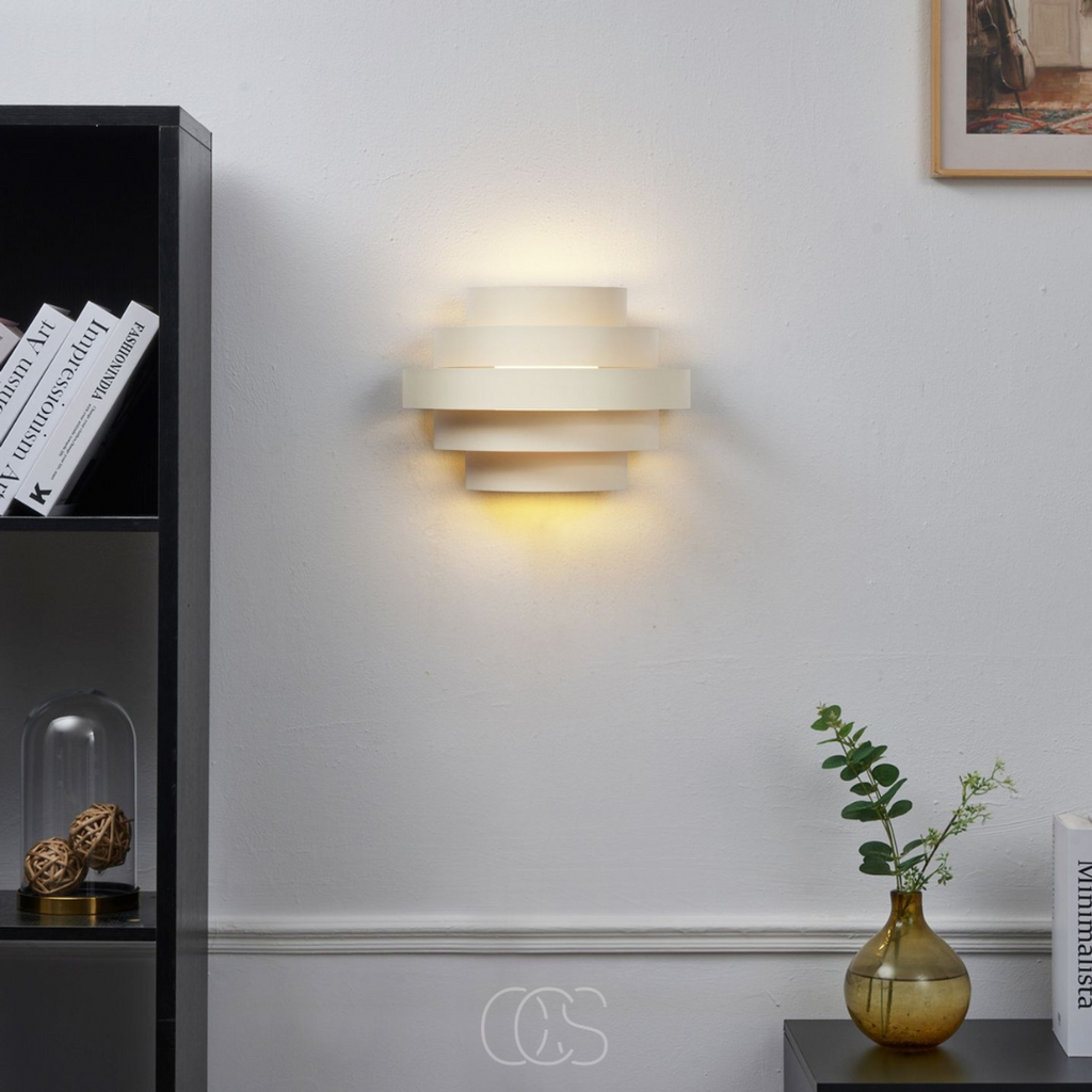 Lampada da Parete Moderna con LED Dimmerabile a 3 Livelli - Luce Bianco Caldo