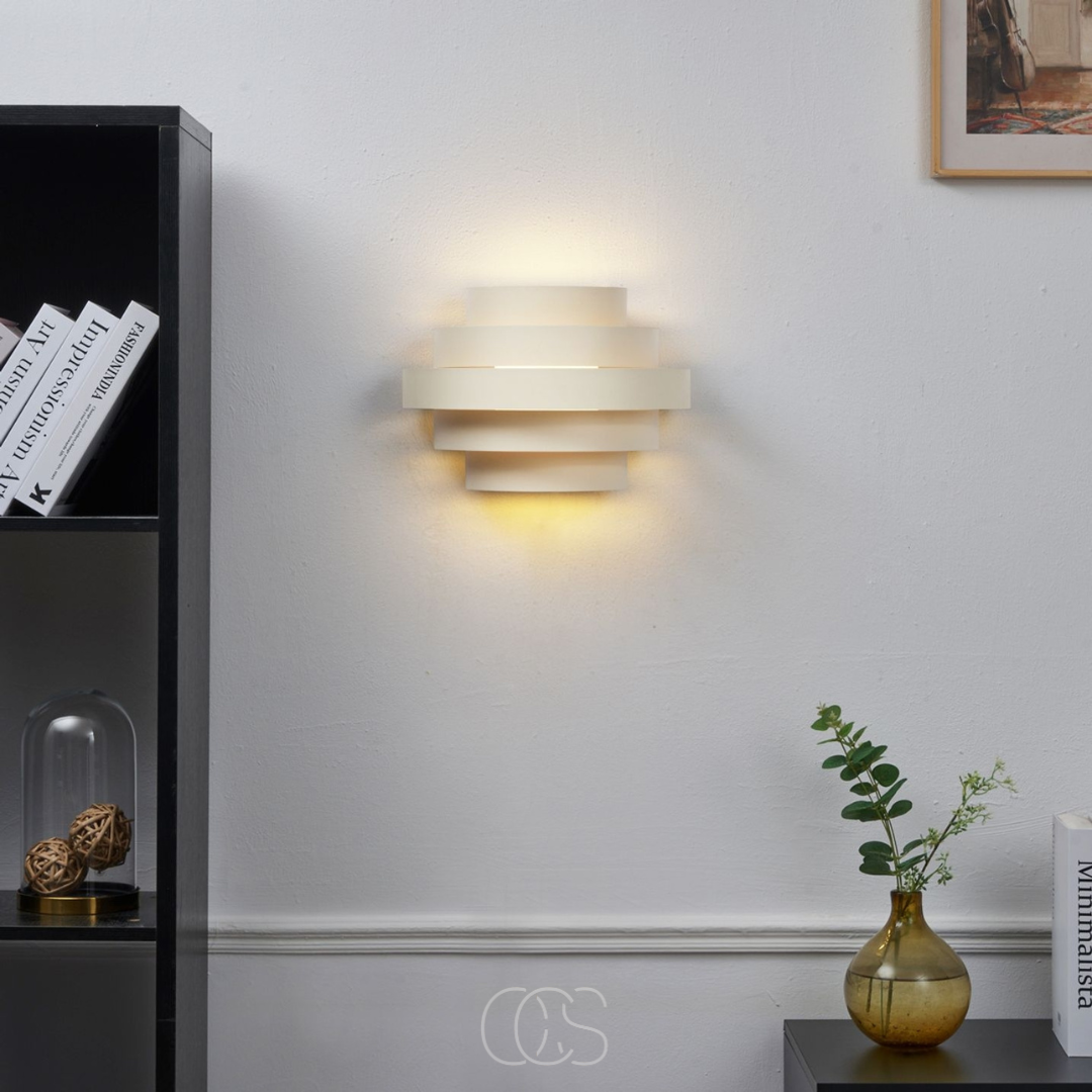 Lampada da Parete Moderna con LED Dimmerabile a 3 Livelli - Luce Bianco Caldo