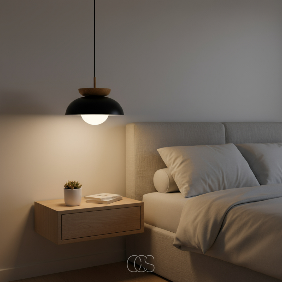 Lampada a sospensione Scandinava Rotonda