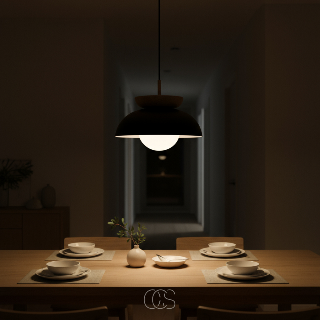 Lampada a sospensione Scandinava Rotonda