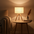 Lampada da tavolo Soula in legno