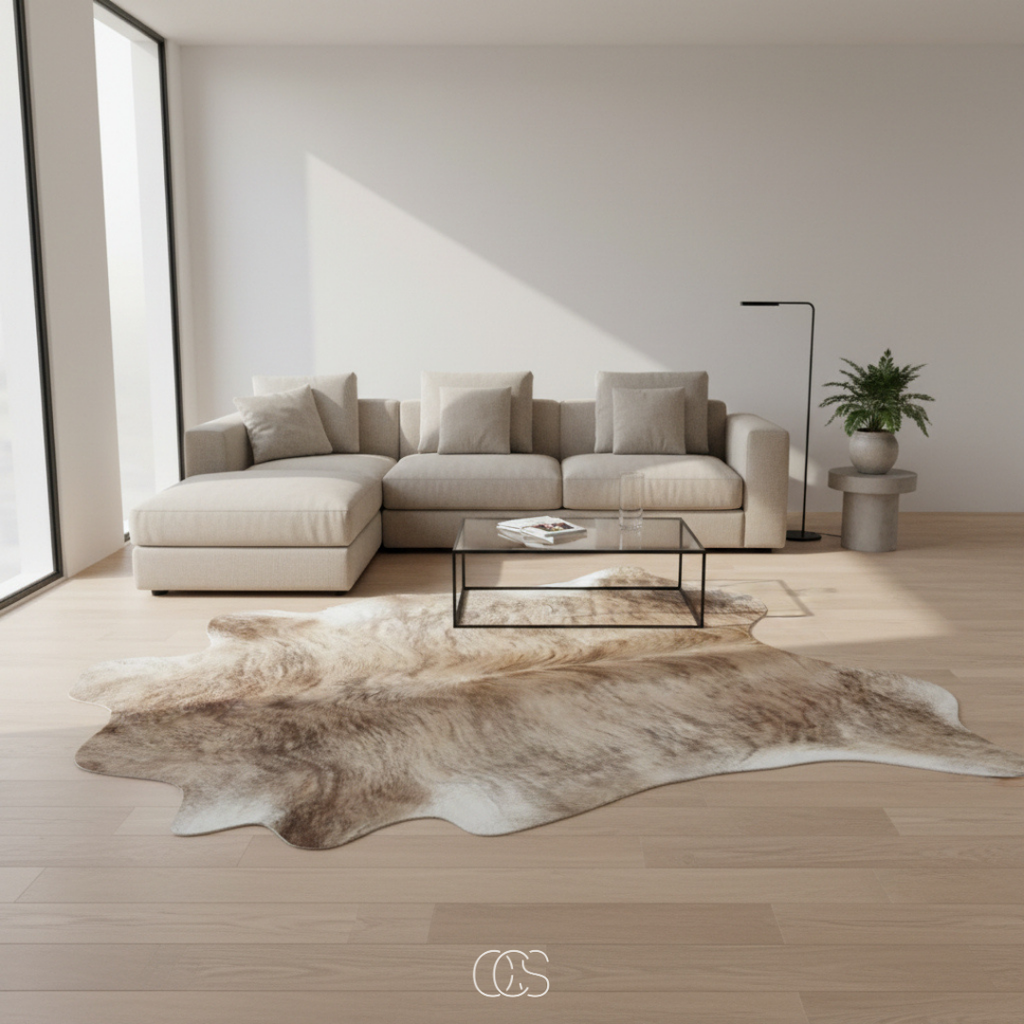 tappeto in finta pelle Bongon Marrone - 200 x 140 cm