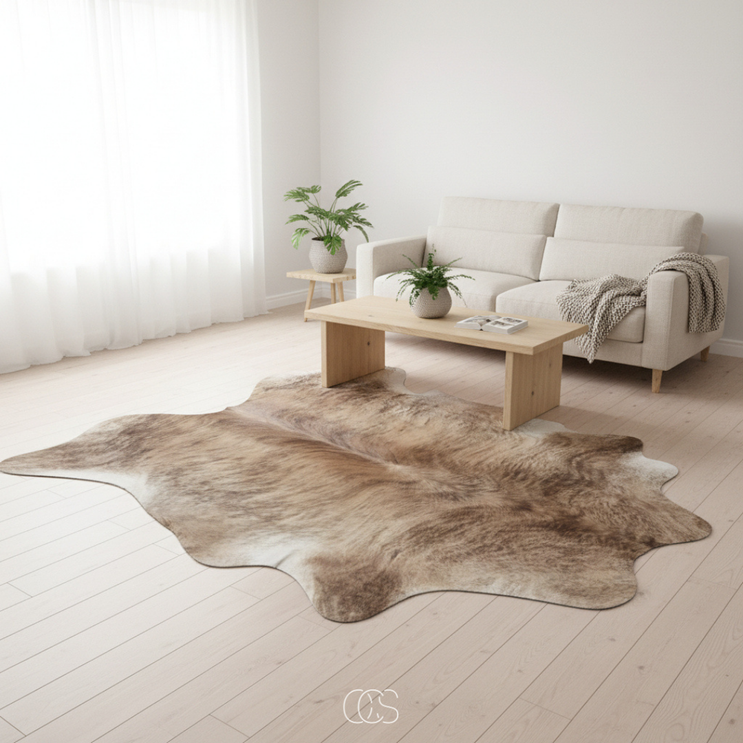 tappeto in finta pelle Bongon Marrone - 200 x 140 cm