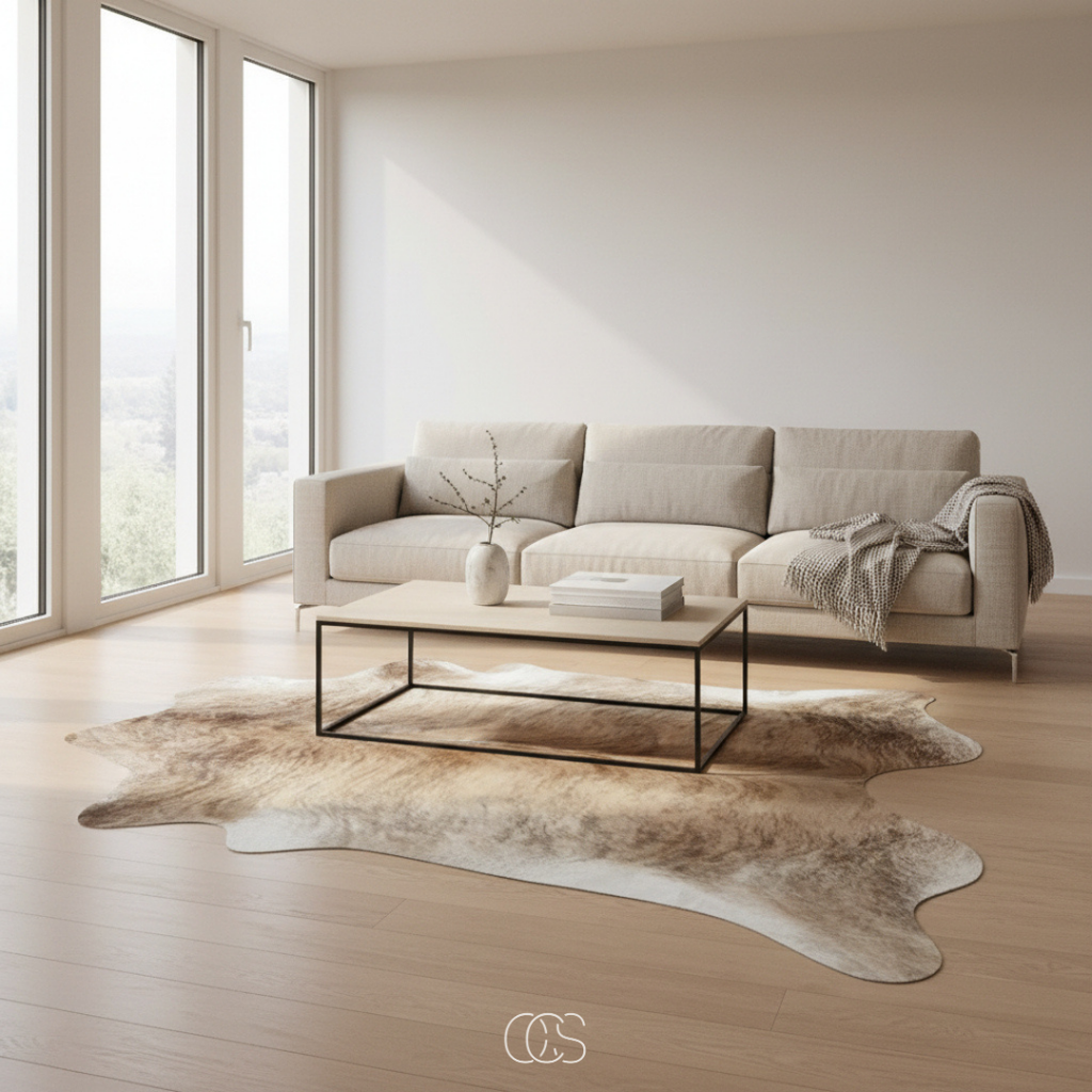 tappeto in finta pelle Bongon Marrone - 200 x 140 cm