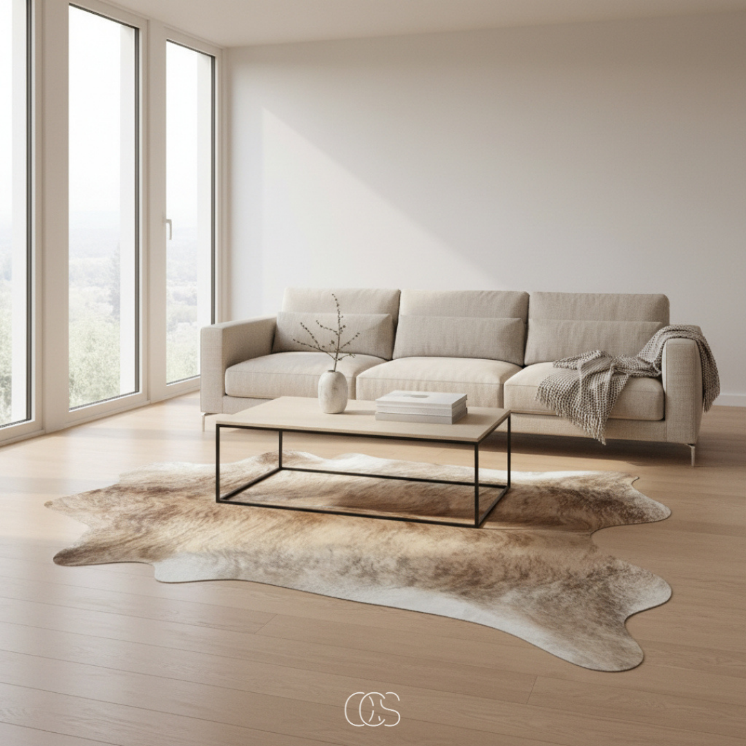 tappeto in finta pelle Bongon Marrone - 200 x 140 cm