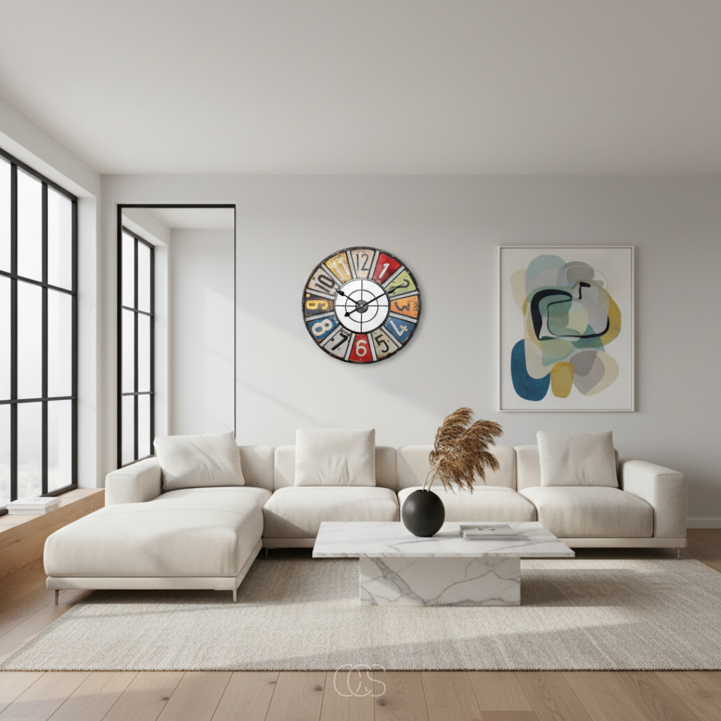 Orologio da Parete Retro Colorato