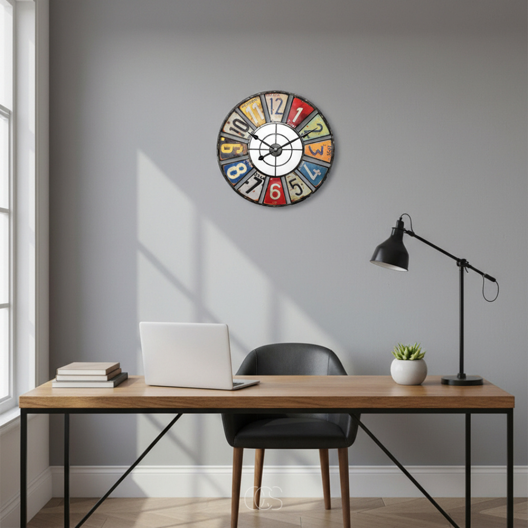 Orologio da Parete Retro Colorato