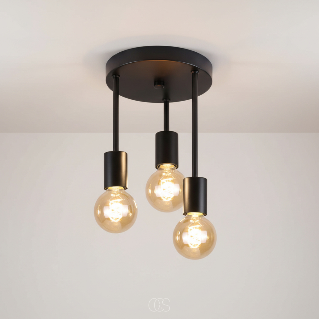 Lampada da soffitto vintage industriale - spot da soffitto