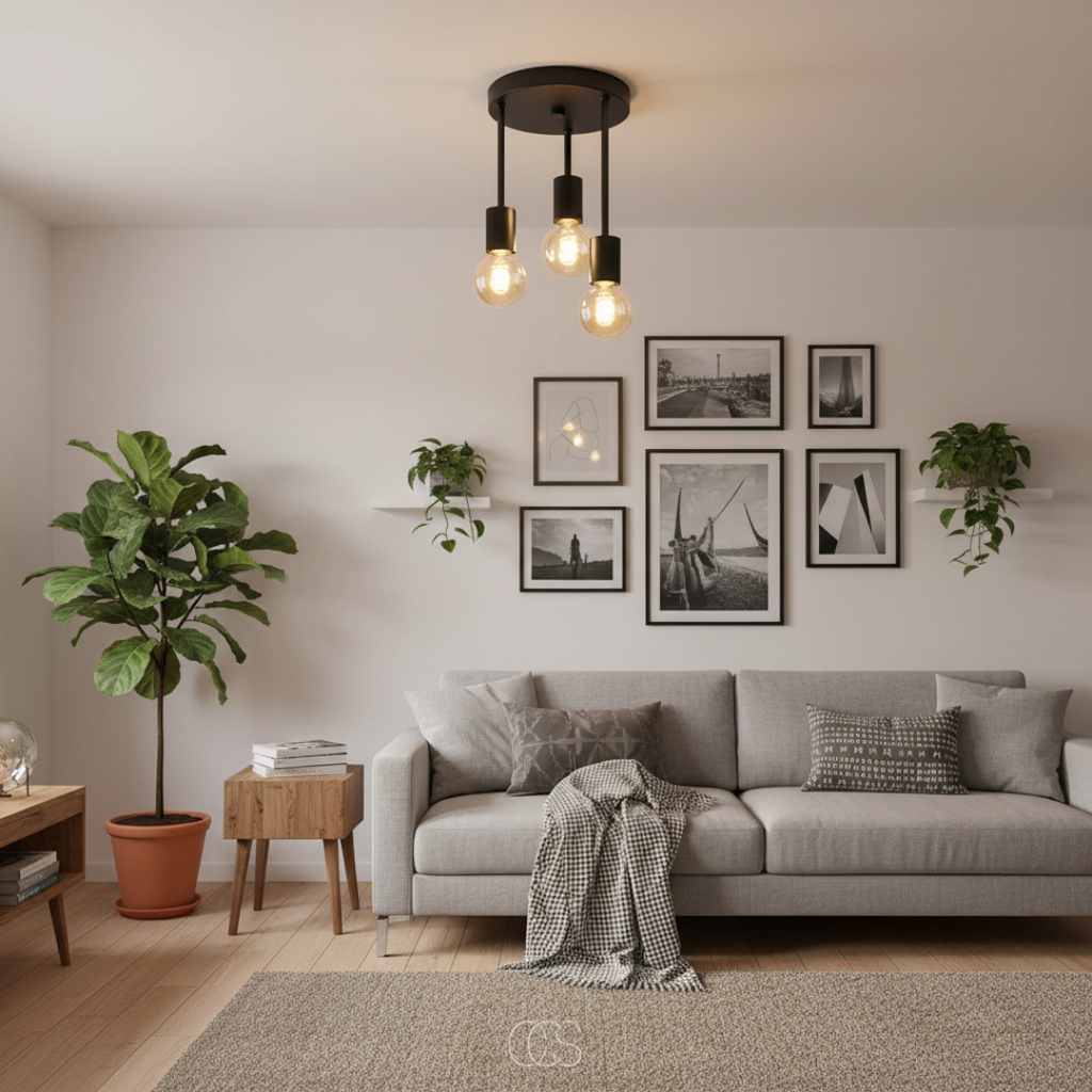 Lampada da soffitto vintage industriale - spot da soffitto