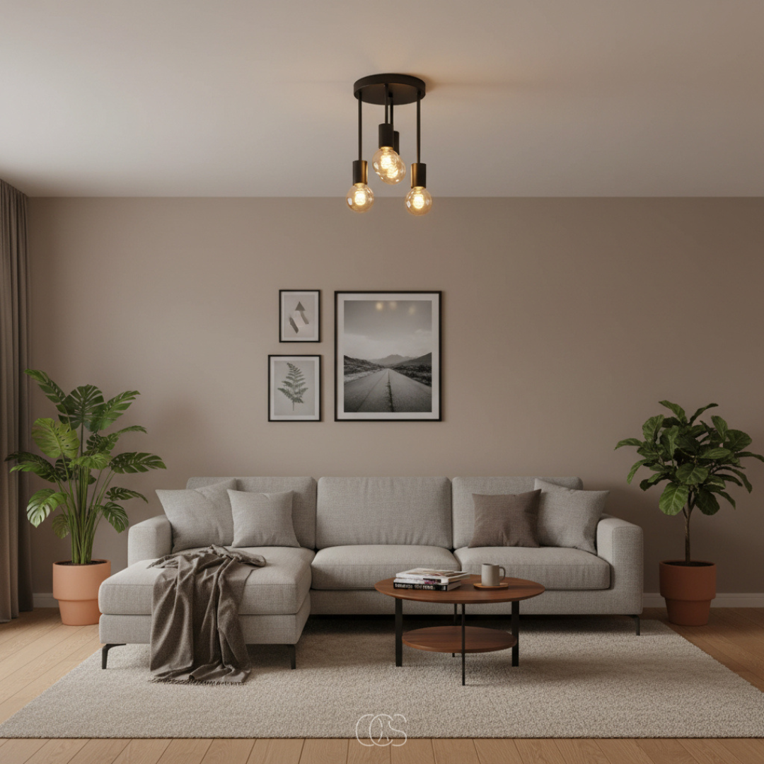 Lampada da soffitto vintage industriale - spot da soffitto