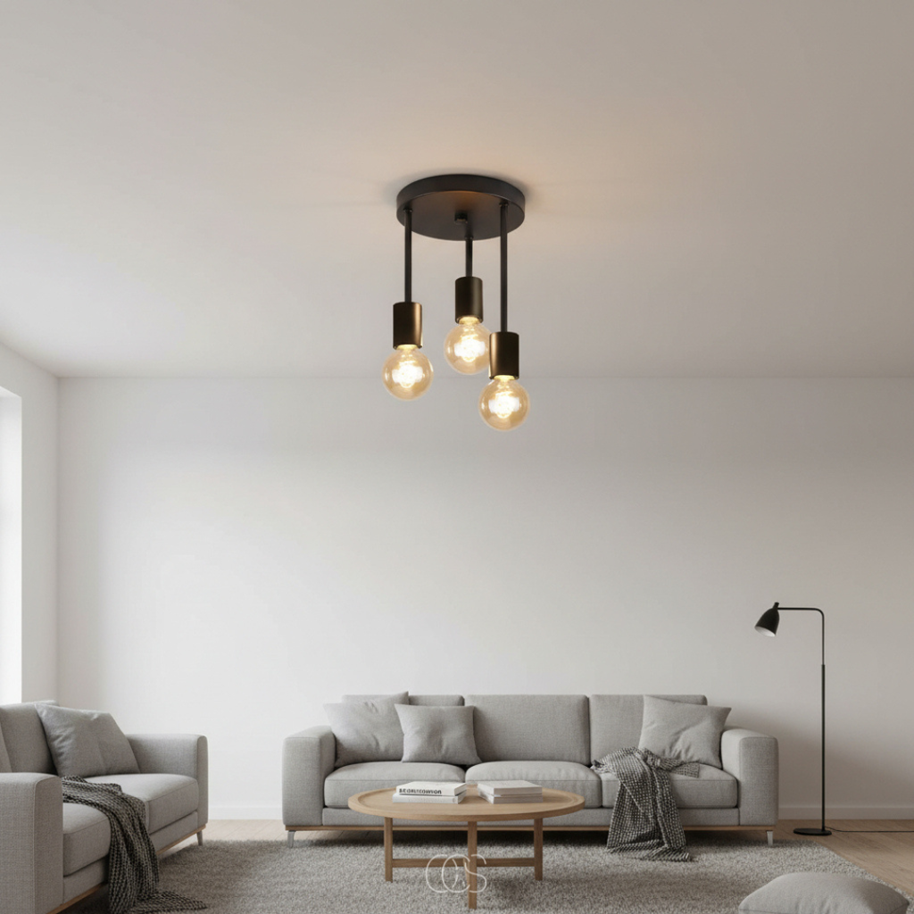Lampada da soffitto vintage industriale - spot da soffitto