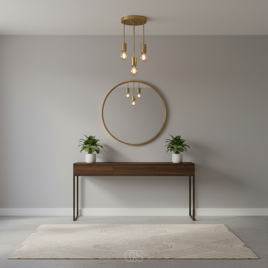 Dilo lampada da soffitto industriale dorata - 3 punti luce