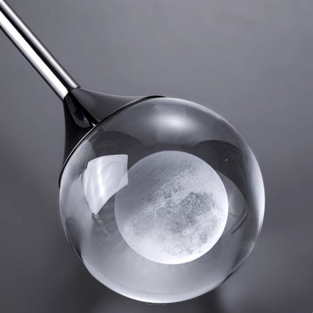 lampada a sospensione a forma di sfera in cristallo LED - tre temperature di colore