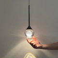 lampada a sospensione a forma di sfera in cristallo LED - tre temperature di colore