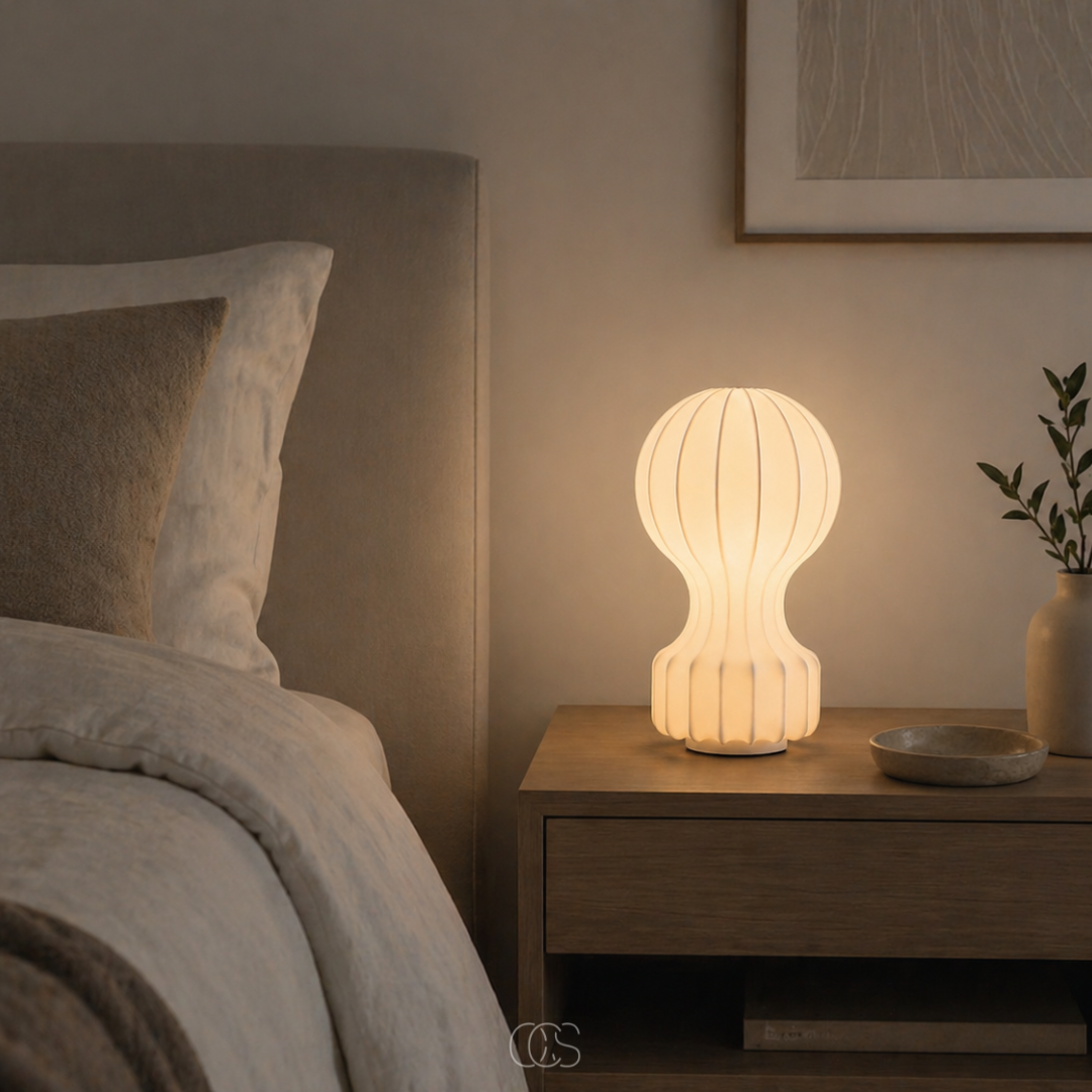 Lampada da tavolo design Witte in una forma organica