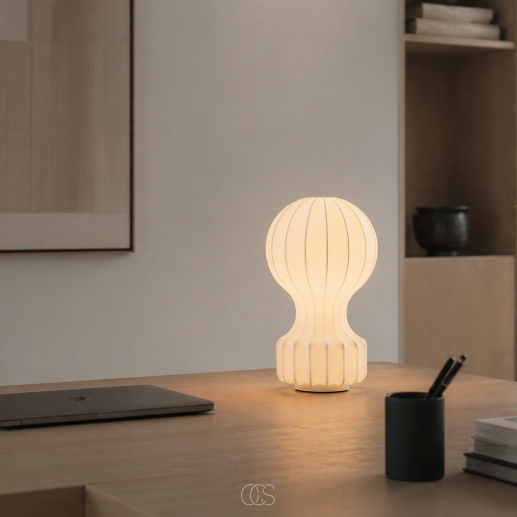 Lampada da tavolo design Witte in una forma organica