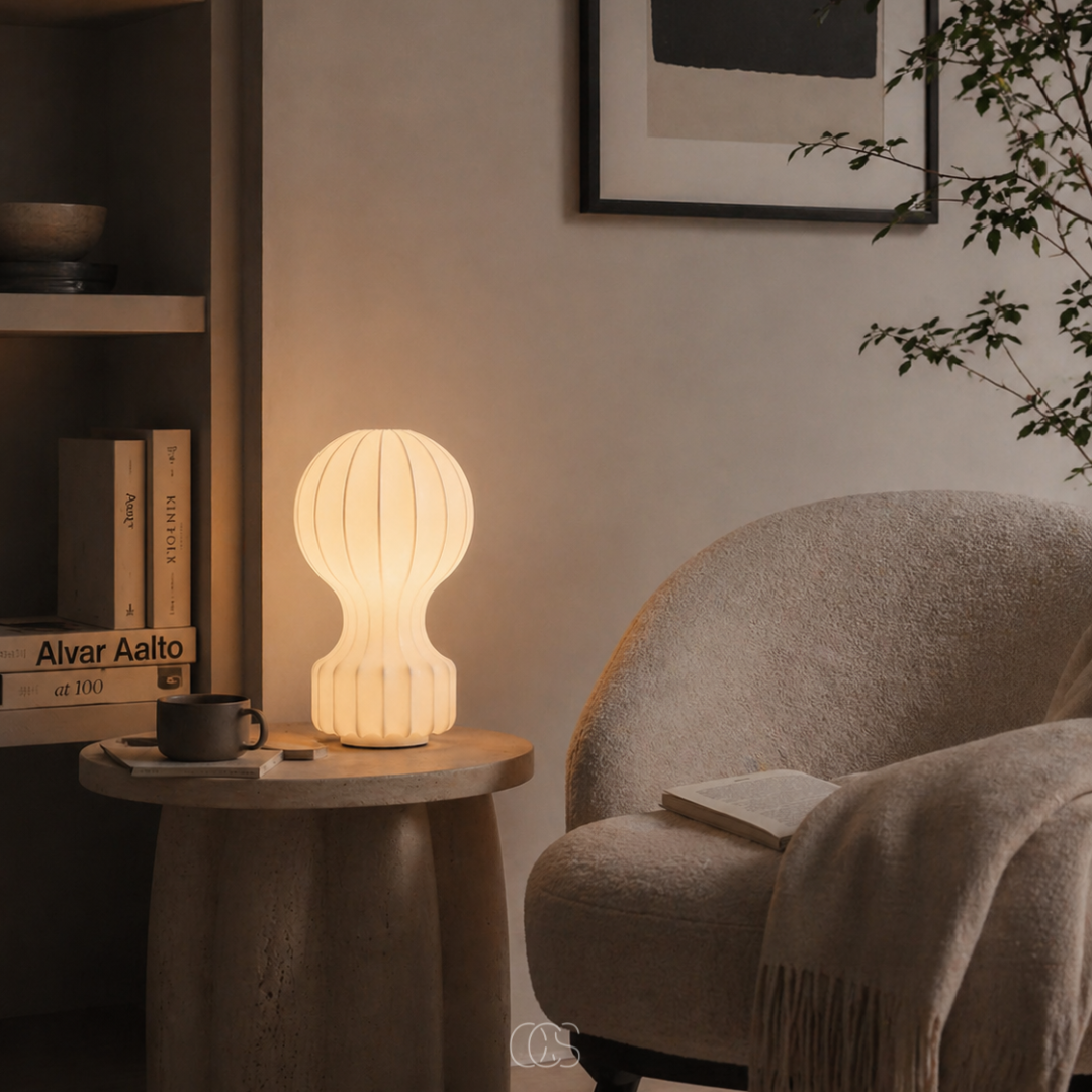 Lampada da tavolo design Witte in una forma organica