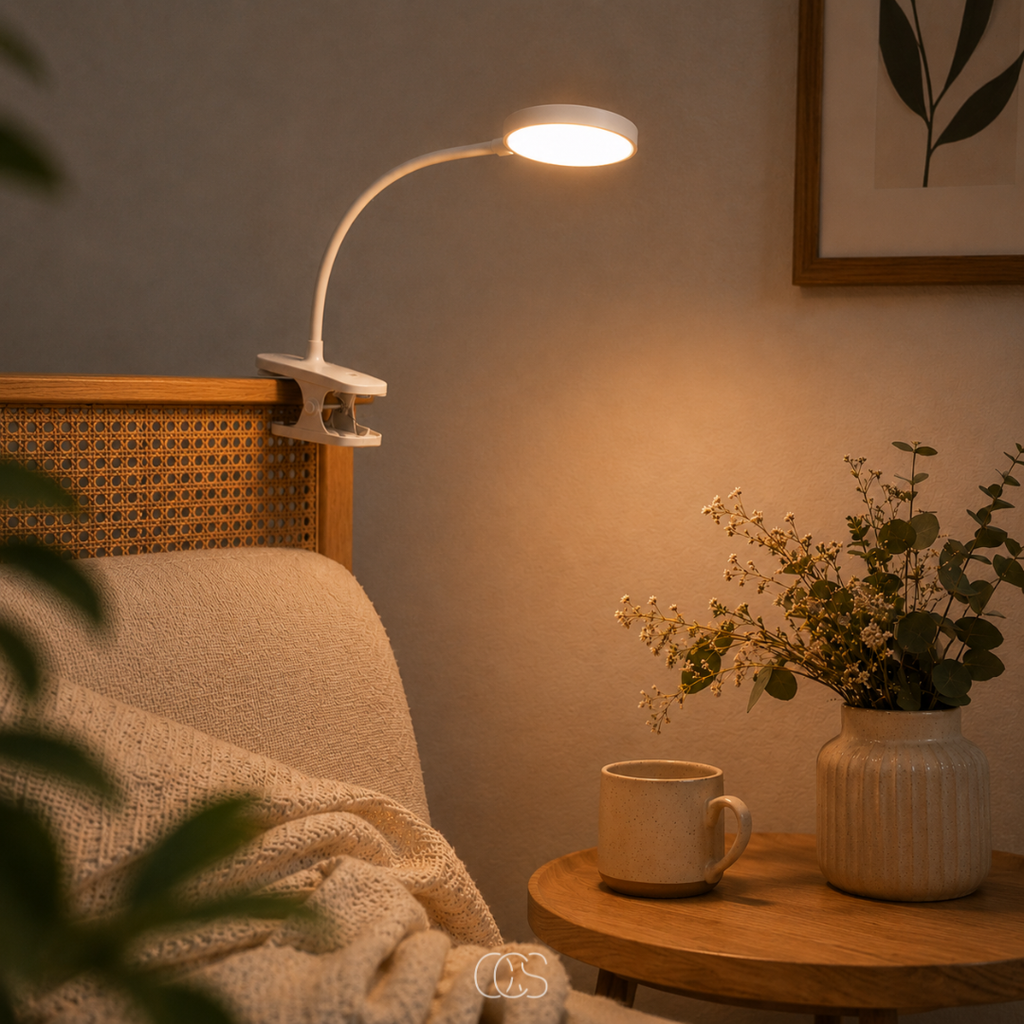 Lampada a Morsetto Wireless Flessibile - Ricaricabile & Flessibile a 360°