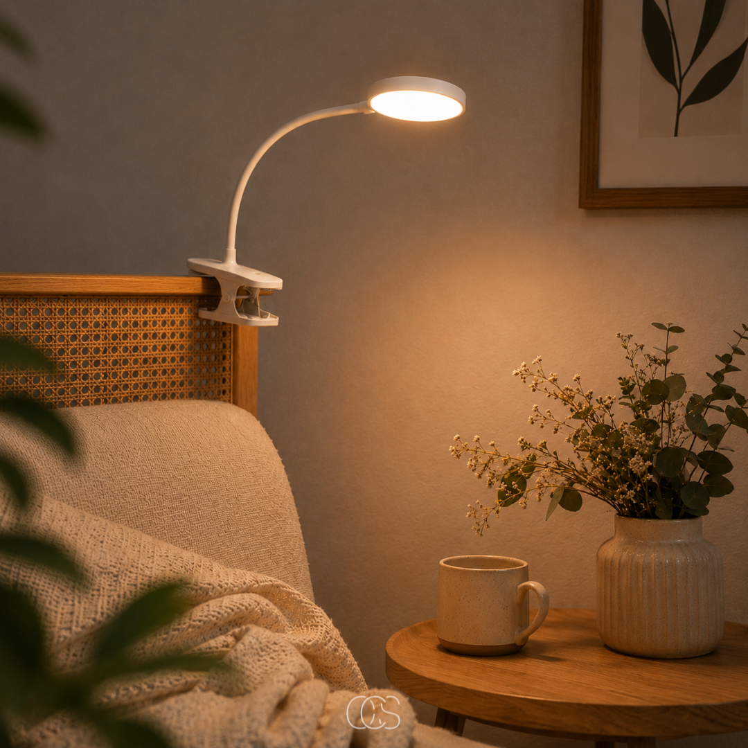 Lampada a Morsetto Wireless Flessibile - Ricaricabile & Flessibile a 360°