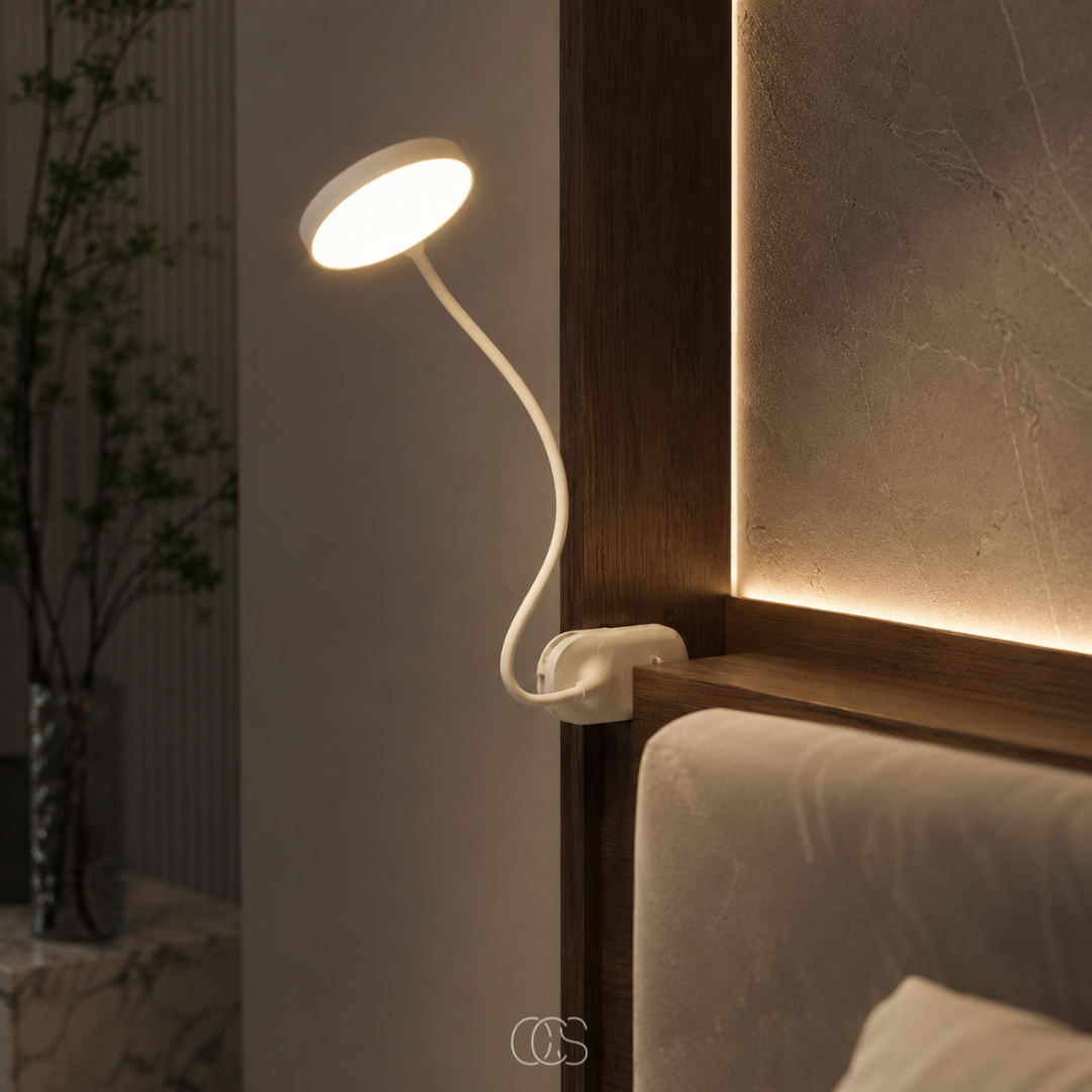 Lampada a Morsetto Wireless Flessibile - Ricaricabile & Flessibile a 360°