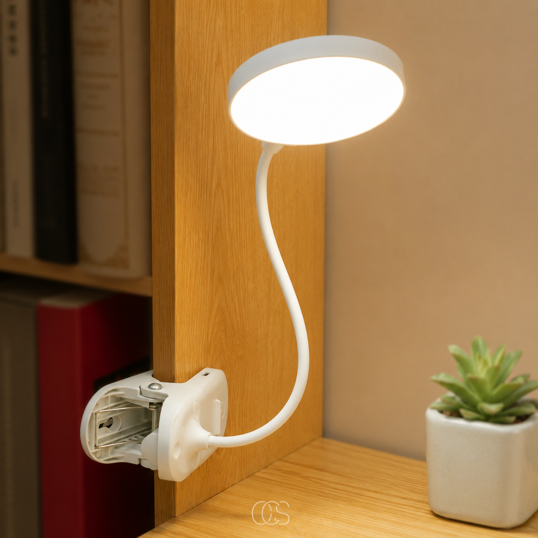 Lampada a Morsetto Wireless Flessibile - Ricaricabile & Flessibile a 360°