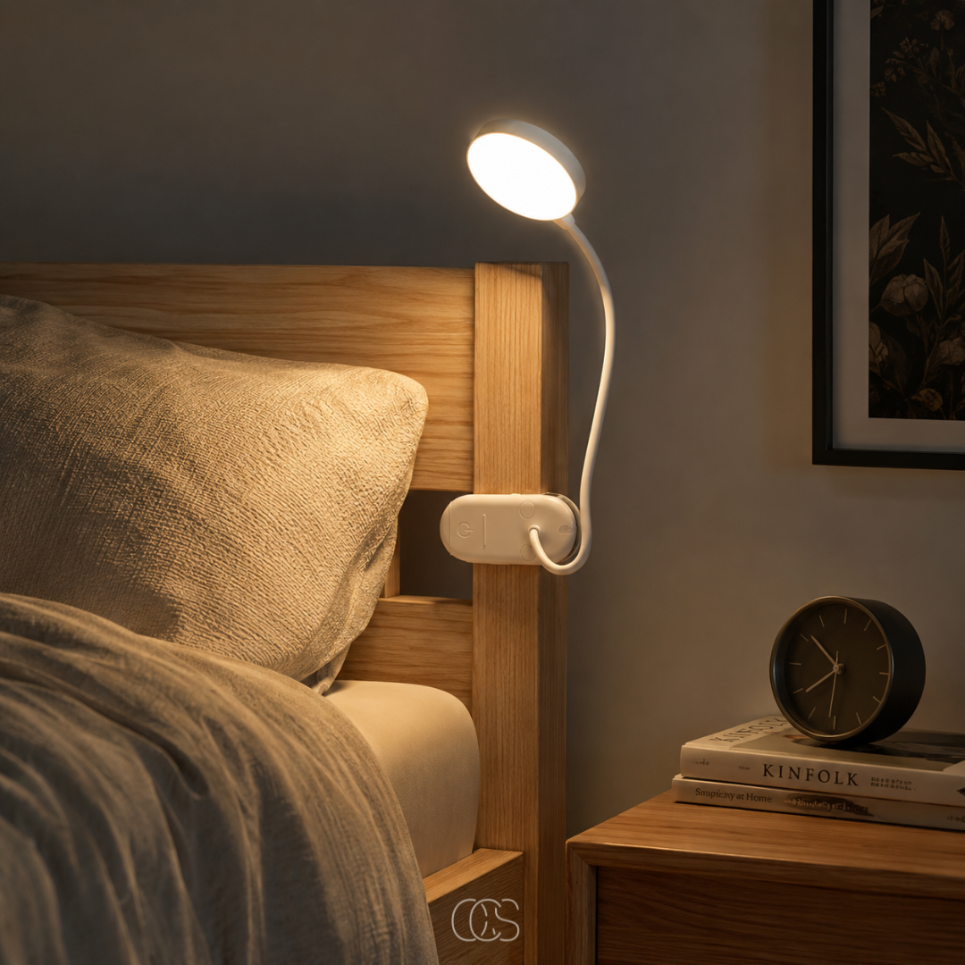 Lampada a Morsetto Wireless Flessibile - Ricaricabile & Flessibile a 360°