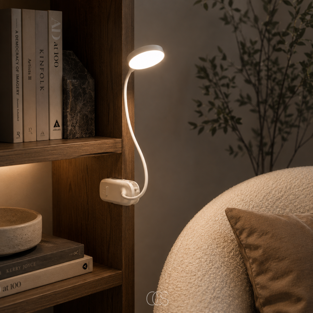 Lampada a Morsetto Wireless Flessibile - Ricaricabile & Flessibile a 360°