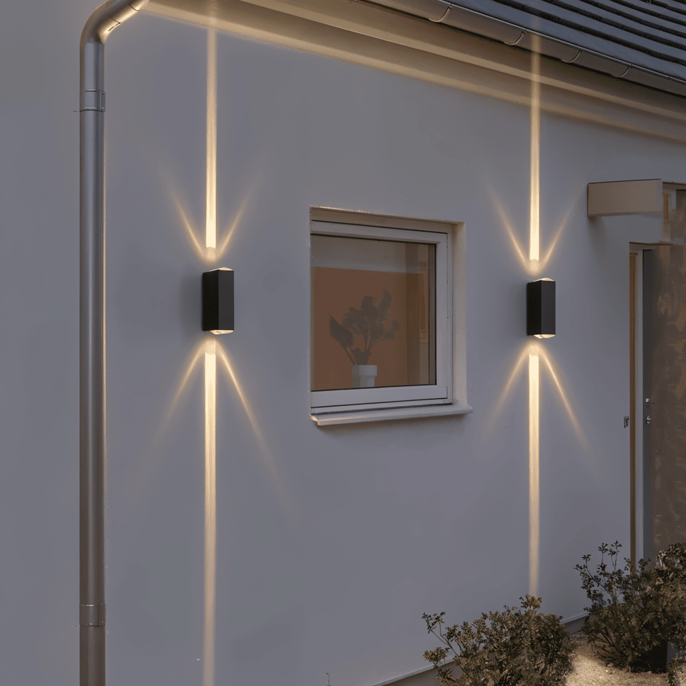 AquaBeam – Lampada da Parete LED Impermeabile in Alluminio Aeronautico per Uso Esterno e Interno