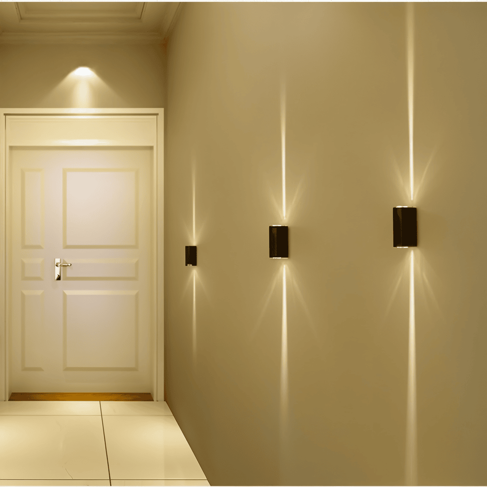 AquaBeam – Lampada da Parete LED Impermeabile in Alluminio Aeronautico per Uso Esterno e Interno