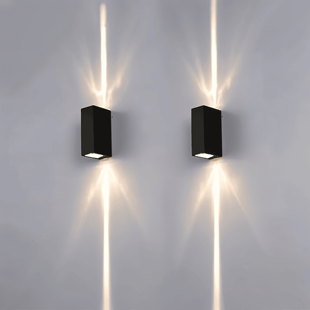AquaBeam – Lampada da Parete LED Impermeabile in Alluminio Aeronautico per Uso Esterno e Interno