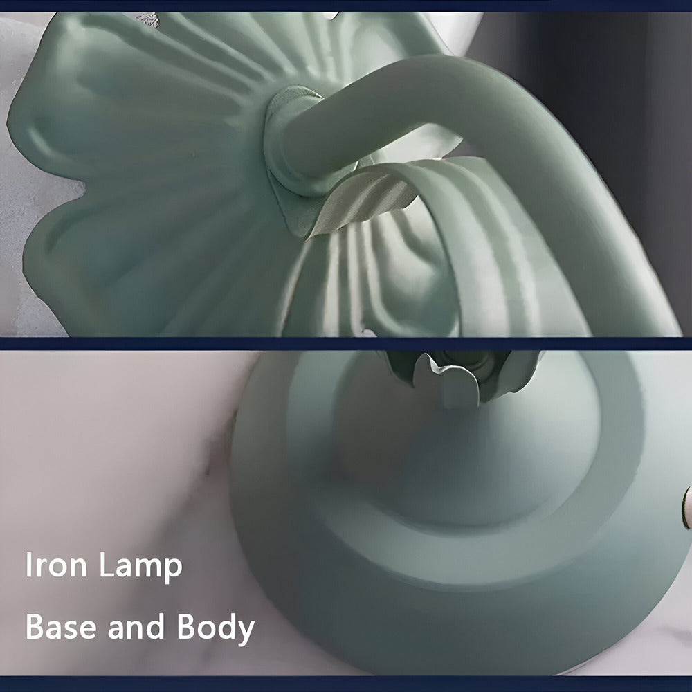 Fleur de Lumière – Lampada da tavolo in stile antico francese con design floreale – Lampada decorativa per camera da letto e soggiorno