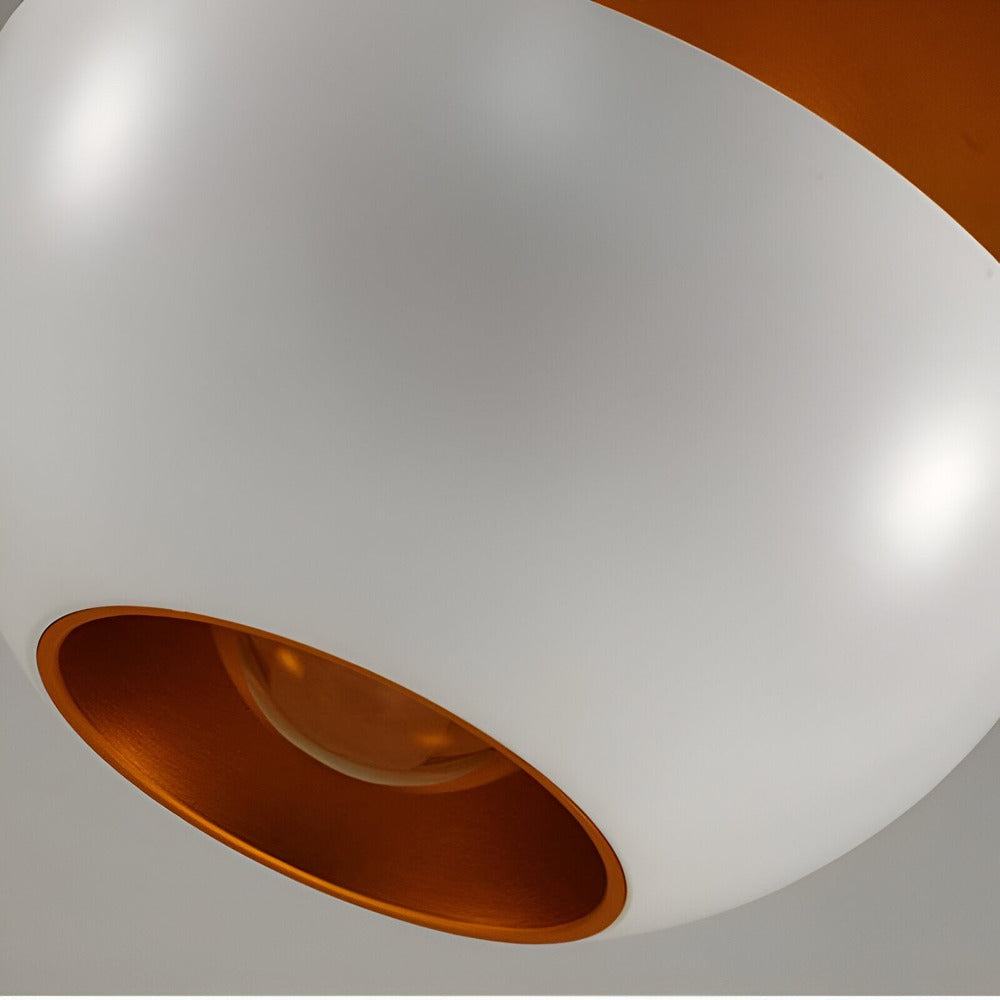 Artivio – Lampada a Sospensione Artistica in Metallo Bianco e Nero