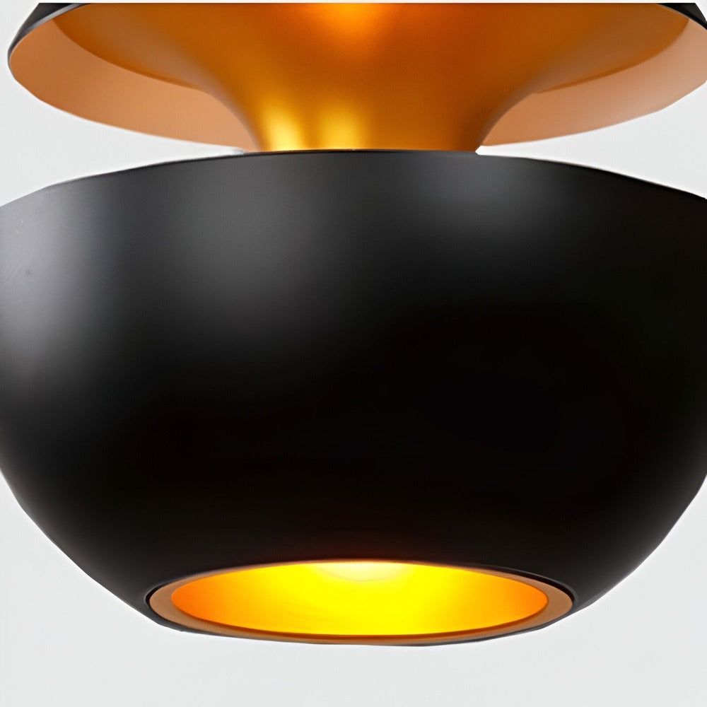 Artivio – Lampada a Sospensione Artistica in Metallo Bianco e Nero