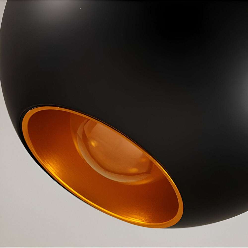 Artivio – Lampada a Sospensione Artistica in Metallo Bianco e Nero