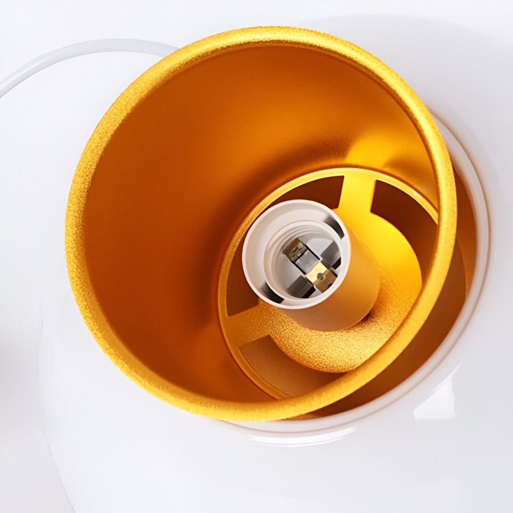 Artivio – Lampada a Sospensione Artistica in Metallo Bianco e Nero