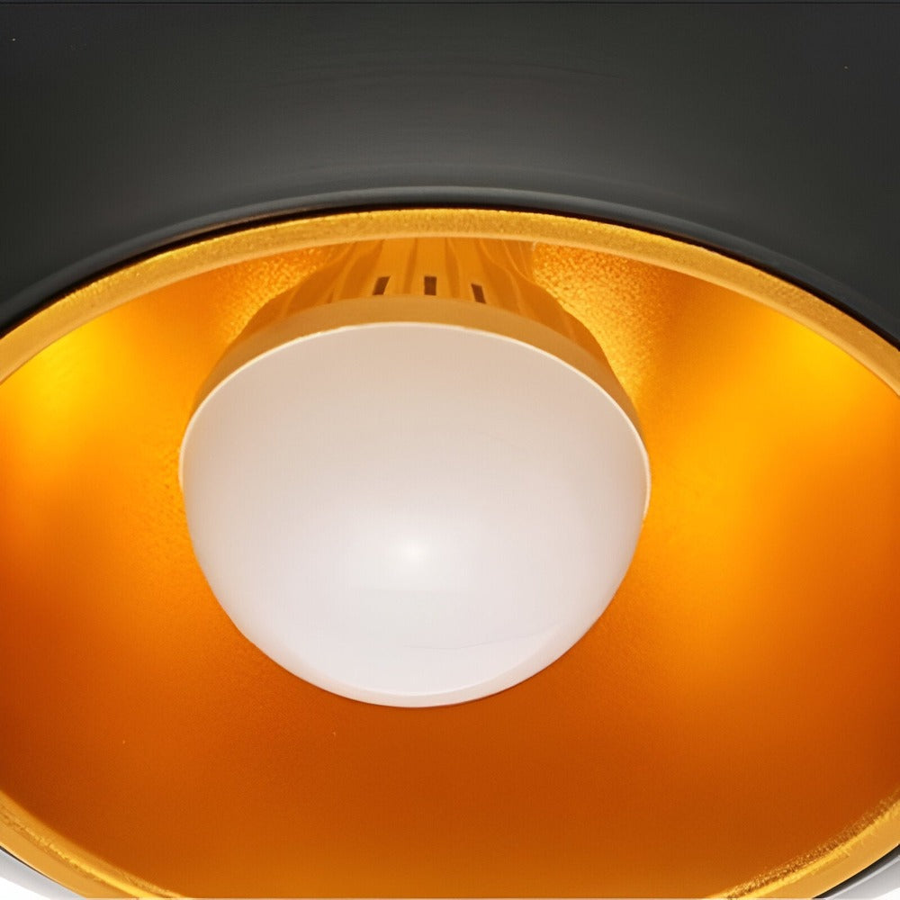 Artivio – Lampada a Sospensione Artistica in Metallo Bianco e Nero